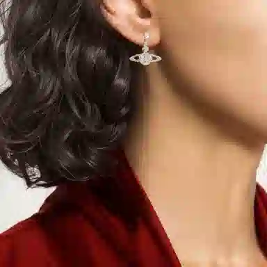 Vivienne Westwood Mini Bas Relief Drop Earrings