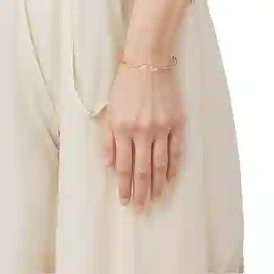 Tiffany & Co. T Narrow Coil 18K Rose Gold Bracelet