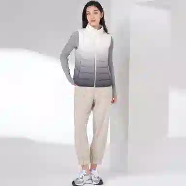 坦博尔 拉链短款立领马甲 女款