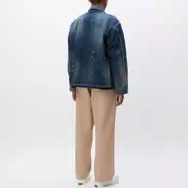 NEIGHBORHOOD WASHED SHORT COVERALL JACKET