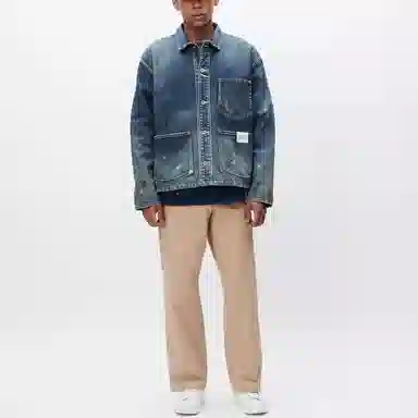 NEIGHBORHOOD WASHED SHORT COVERALL JACKET