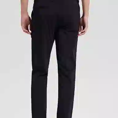 才子 纯色修身简约透气休闲裤 男款