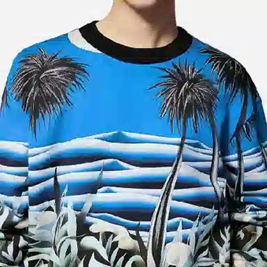 Louis Vuitton SS24 Blue Crewneck Sweater