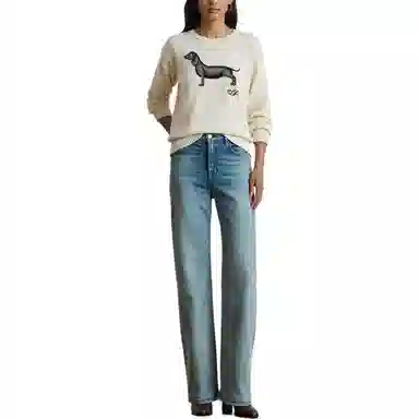 Lauren Ralph Lauren Oversized Cotton Pullover Knit