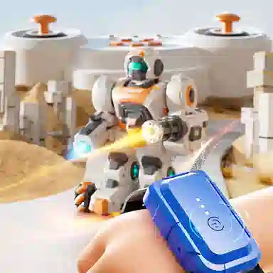 澳梦星 儿童汽车 手势感应 可发射水弹  对战坦克 机器人 遥控玩具