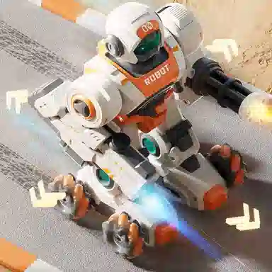 澳梦星 儿童汽车 手势感应 可发射水弹  对战坦克 机器人 遥控玩具