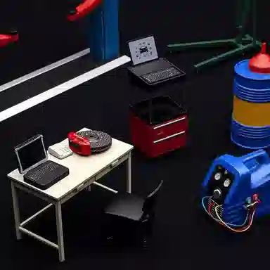AUTOart 118 Garage kit set (version 2)