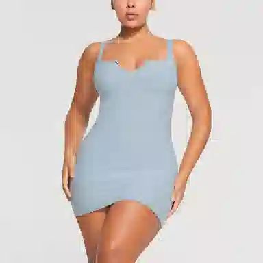 SKIMS Denim Mini Dress