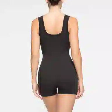 SKIMS Cotton Rib Onesie Soot