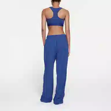 SKIMS Track Woven Nylon Pant Cobalt