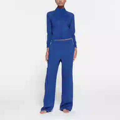 SKIMS Track Straight Leg Pant Cobalt