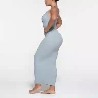 SKIMS FITS EVERYBODY LACE LONG SLIP DRESS