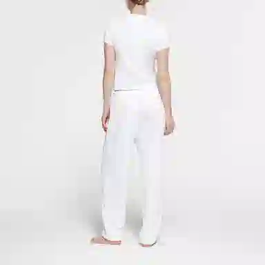 SKIMS Worn In Jersey T-Shirt Snow