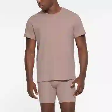 SKIMS Cotton Men's Classic T-Shirt Fawn
