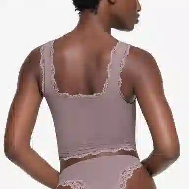 SKIMS Fits Everybody Lace Tank Zinc