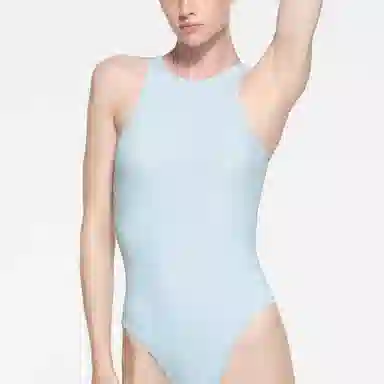 SKIMS Fits Everybody High Neck Bodysuit Opal