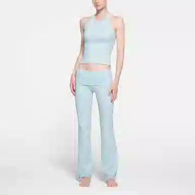 SKIMS Cotton Jersey Foldover Pant Opal