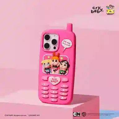POP MART CRYBABY Powerpuff Girls iPhone Case