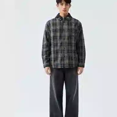 Supreme FW23 Tartan Flannel Hooded Shirt