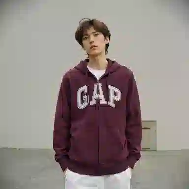 GAP Logo Zip Hoodie