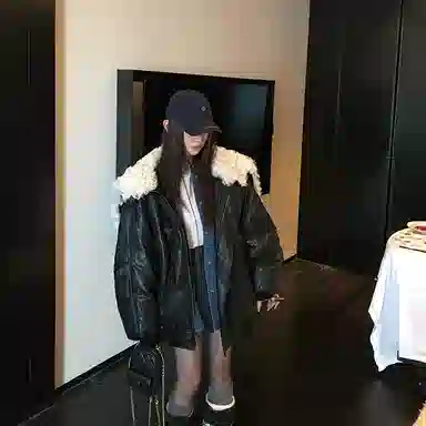 Coco Limited Parker Coat Black