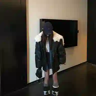 Coco Limited Parker Coat Black