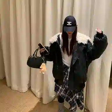 Coco Limited Parker Coat Black