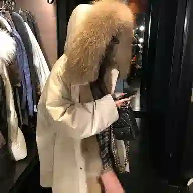 Coco Limited Dual-Color Fur Collar Parka