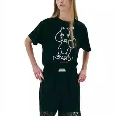 MARDI MERCREDI SS25 TSHIRT DDANJI CH.02_BLACK WHITE T