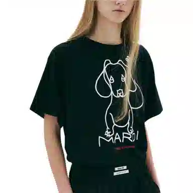 MARDI MERCREDI SS25 TSHIRT DDANJI CH.02_BLACK WHITE T