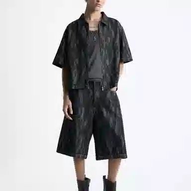 ZARA Short Sleeve Zip Shirt