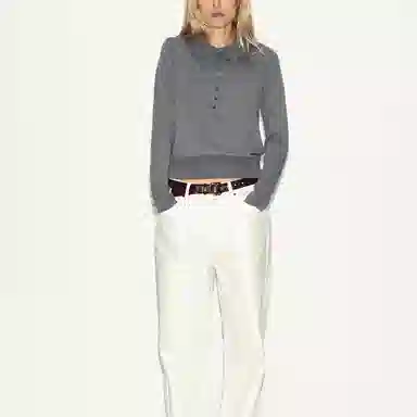 ZARA Polo Knit Sweater