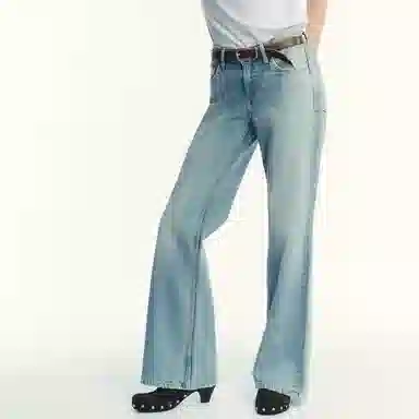 ZARA Trf Low Waist Flared Jeans