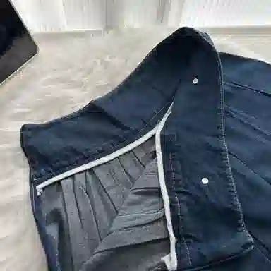 桴生 长袖牛仔衬衫简约裙装套装 女款