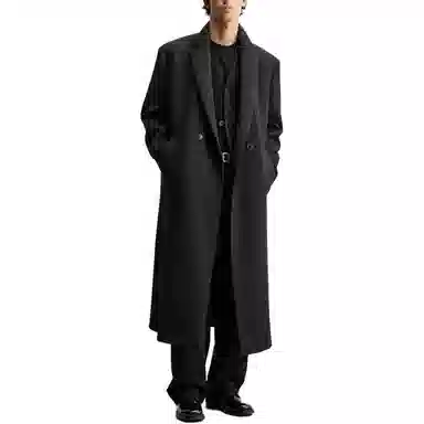 ZARA Long Coat Black