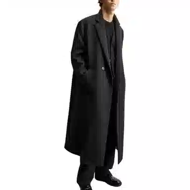ZARA Long Coat Black
