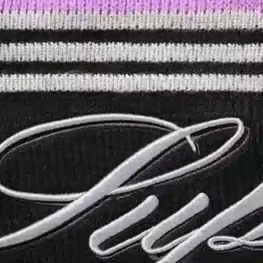 Supreme FW25 Script Stripe Half Zip Sweater