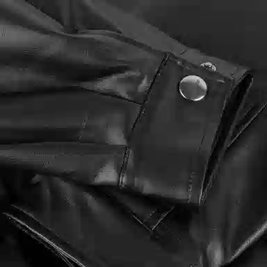 Dime MTL FW25 Embossed Leather Jacket