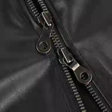 Dime MTL FW25 Embossed Leather Jacket