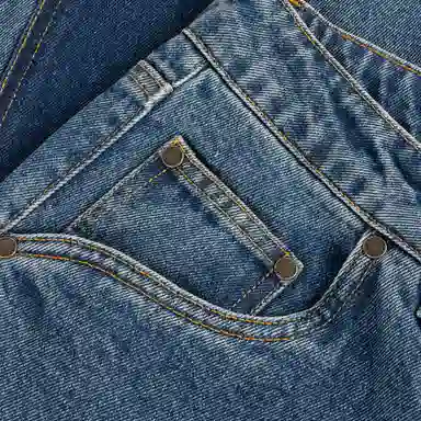 Dime MTL FW25 Loose Fit Washed Denim Pants