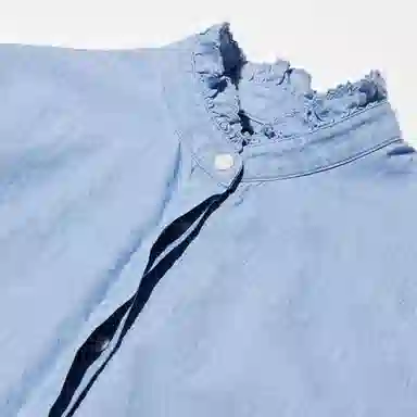 UNIQLO x INES DE LA FRESSANGE SS24 Blue Blouse