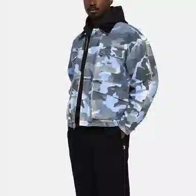 Stussy Shop Jacket Spray Dye Canvas