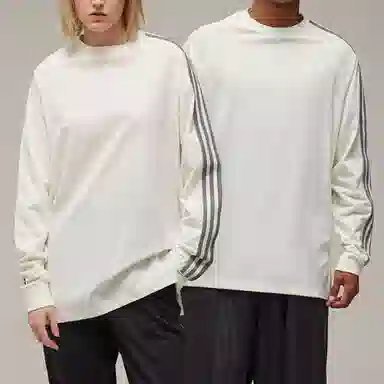 Y-3 Long Sleeve Raglan Tee White