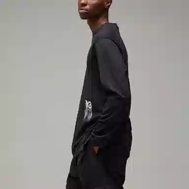 Y-3 GFX LS Tee Black