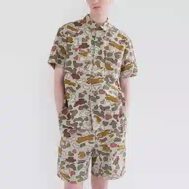 HUMAN MADE x KAWS SS24 Camo Shirt