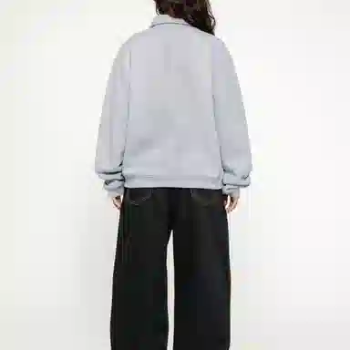 Stussy Half Zip Mock Neck Sweatshirt