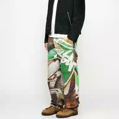 Stussy Work Pant Canvas Baja Print