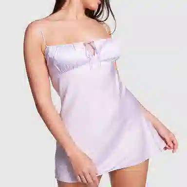 Victoria's Secret PINK PINK TENCEL SLIP DRESSPastel Lilac Ditsy Floral