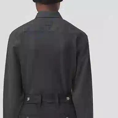 Burberry Logo Embroidered Wool Shirt