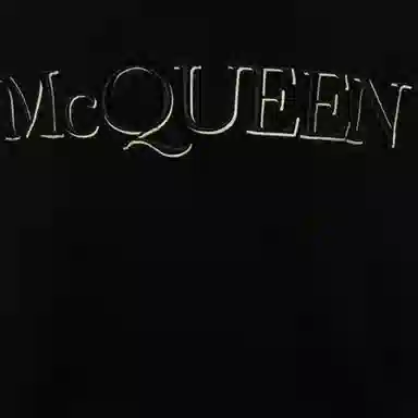 Alexander McQueen Embroidered Logo Sweater Black